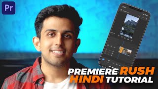 Adobe Premiere Rush FULL HINDI Tutorial |  Professional Video Editing on Mobile! 🔥 screenshot 2