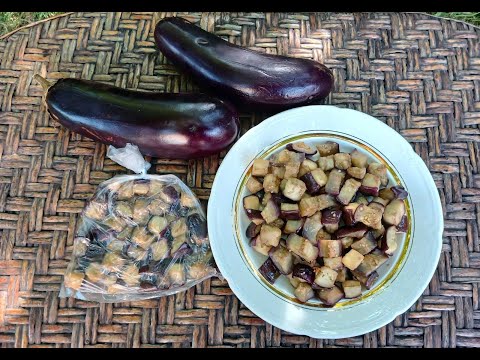 Как заморозить баклажаны на зиму, чтобы они не потеряли вкус, для рагу, соуза, запеканки