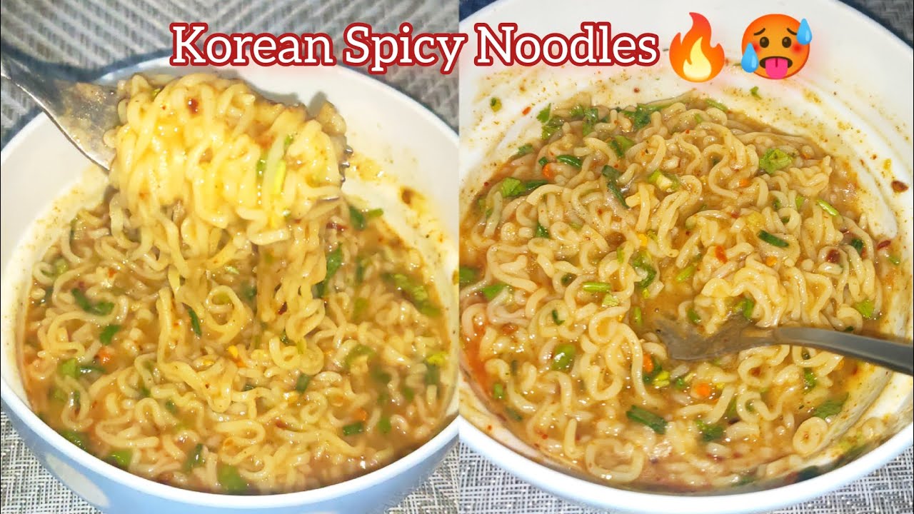 Spicy Korean Noodles Recipe Quick and Easy Korean Noodles By Tasty