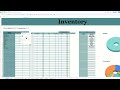 Inventory Monitor#excel #editing #excel #exceltips #exceltips #googlesheets #exceltips