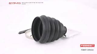 0217P-F15 BOOT OUTER CV JOINT KIT PVC 78X113X23.5 FOR HOLDEN