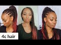 Easy 4c braiding protective style | partial talk through | Latasha Valentine