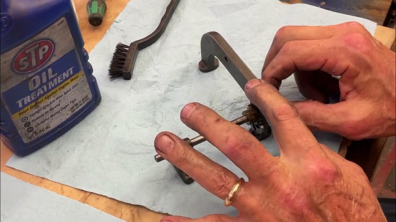 1555. Cleaning and lubricating the Victor R ratchet and pawl YouTube