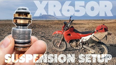 Honda XR650R Fork and Shock Rebuild (a longassed video)