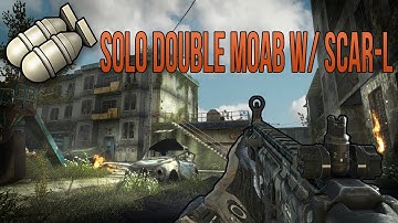 MW3: *SOLO* DOUBLE MOAB w/ Scar-L