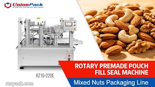 Mixed Nuts Twin Pouch Packaging Machine RZ10-220E | Packaging Line #packaging #packagingmachine