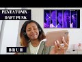 Watch me react to pentatonix  daft punk  reaction  ayojess