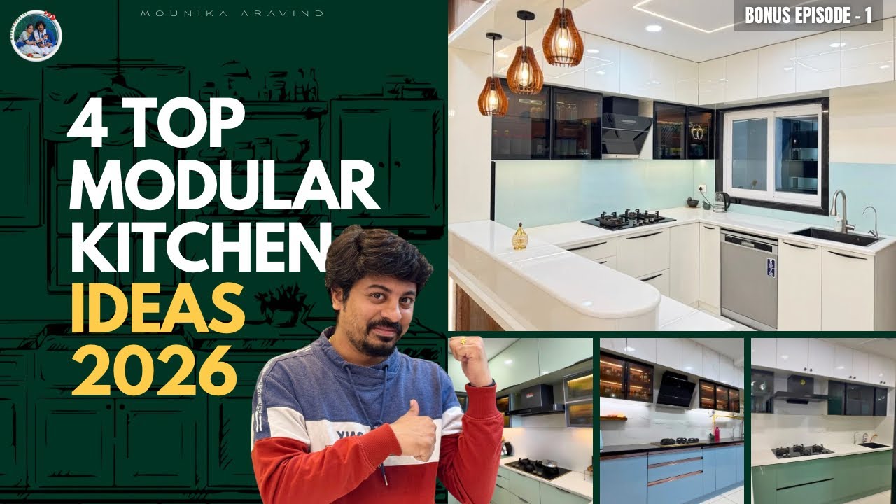 Top 4 Modular Kitchen Ideas 2026 | Latest Interior Trends & Design Tips ...
