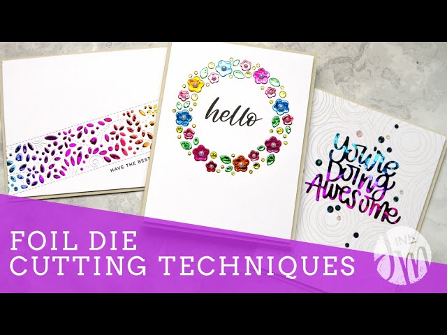 How to Add Foil Borders to Die Cuts with the Minc – Two Videos » Amazing  Paper Grace