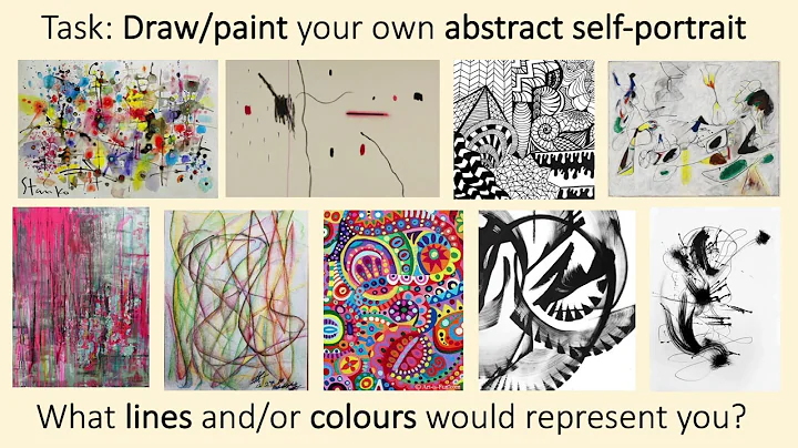 Abstract Art Lesson 3 - Abstract Self Portrait