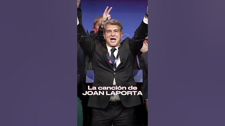 Joan Laporta LA CANCIÓN | Destripando el fútbol | El presidente del Barça - Estracto 2 #parati