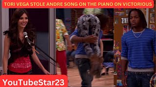 Tori Vega STOLE Andre song on the piano on Victorious
