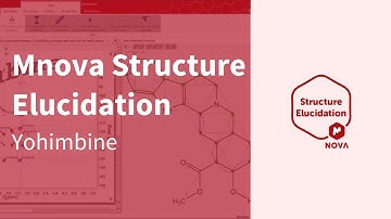 Mnova Structure Elucidation - Yohimbine