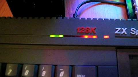 Bank and memory LED map together on ZX Spectrum II