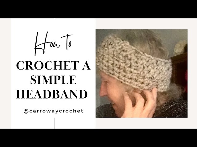 Tutorial - Crotchet a headband ❤ »