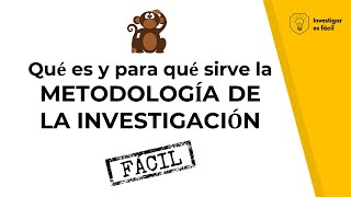 🤨🔎💡¿Qué es Metodología de investigación? ¿Para qué sirve la Metodología, CON EJEMPLOS? ¡FÁCIL!