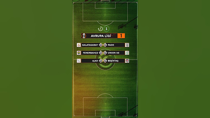 Galatasaray Paok, Fenerbahçe Union SG, Ajax Beşiktaş / Avrupa Ligi 1. Hafta #gs #fb #bjk