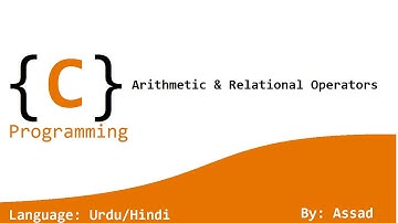 C Language Lesson 10: Operators (Urdu/Hindi)