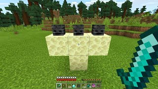 How To Spawn the ENDER WITHER in Minecraft Pocket Edition (Ender Wither Addon)