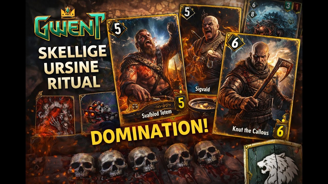 THEY COULDN’T TAKE IT 😈 | Ursine Ritual Skellige | 2 FORFEITS | GWENT