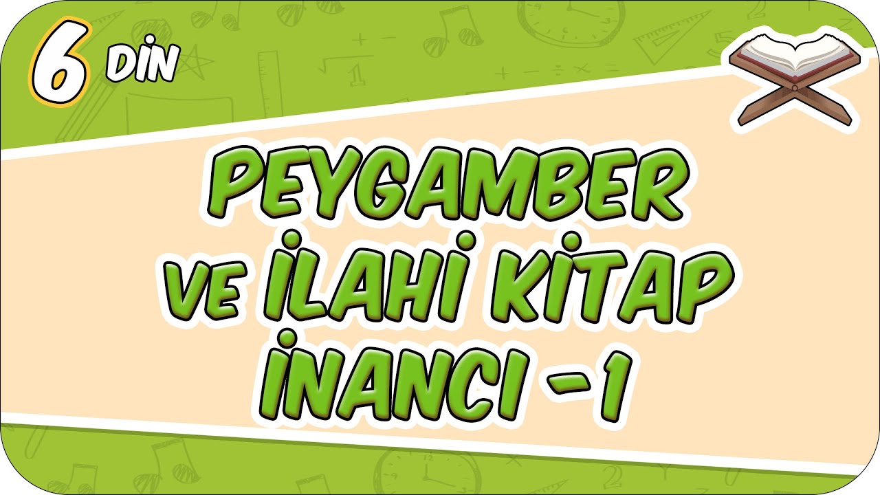 Peygamber ve İlahi Kitap İnancı-1 📖 6DIN1 #2026
