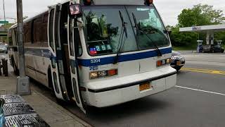 MTA New York City Bus: 1999 Nova Bus RTS-06 5204 On The Q58 At 108th St. & Horace Harding Expressway