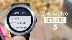 VivoActive 3 Review - Activities (EP3) Running, Cycling, Strength, Gym and more!