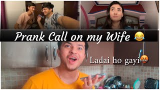 Prank call on my wife | Adsense Pin Verification | Wife Prank Hindi | Tanshi Vlogs