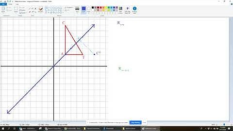 Transformations - Reflection over a diagonal line (y=x)
