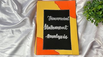 Financial analysis of Company Infosys | Common size , comparative , and cash flow statement project