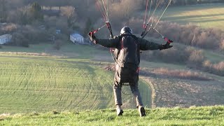 Paraglider Dances to the Mariachi 🎶