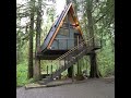 Ultra Modern A frame Tree House Credit to @TinyHouseGiantJourney