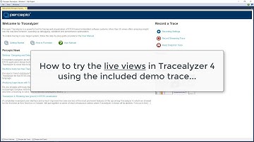 Try live trace views in Tracealyzer 4