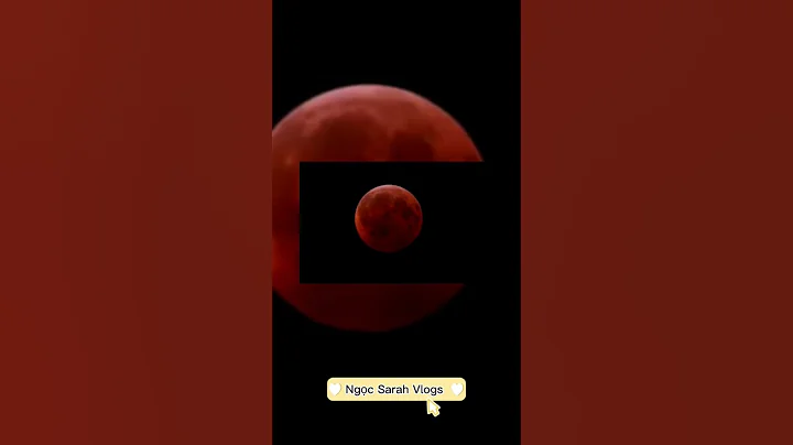 Nguyệt thực toàn phần - "Trăng máu hải ly" đang xuất hiện trên bầu trời Việt Nam 🌖📷 #shorts #mood