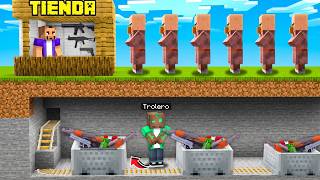 Abrí UNA TIENDA ILEGAL de ARMAS REALES en Minecraft!