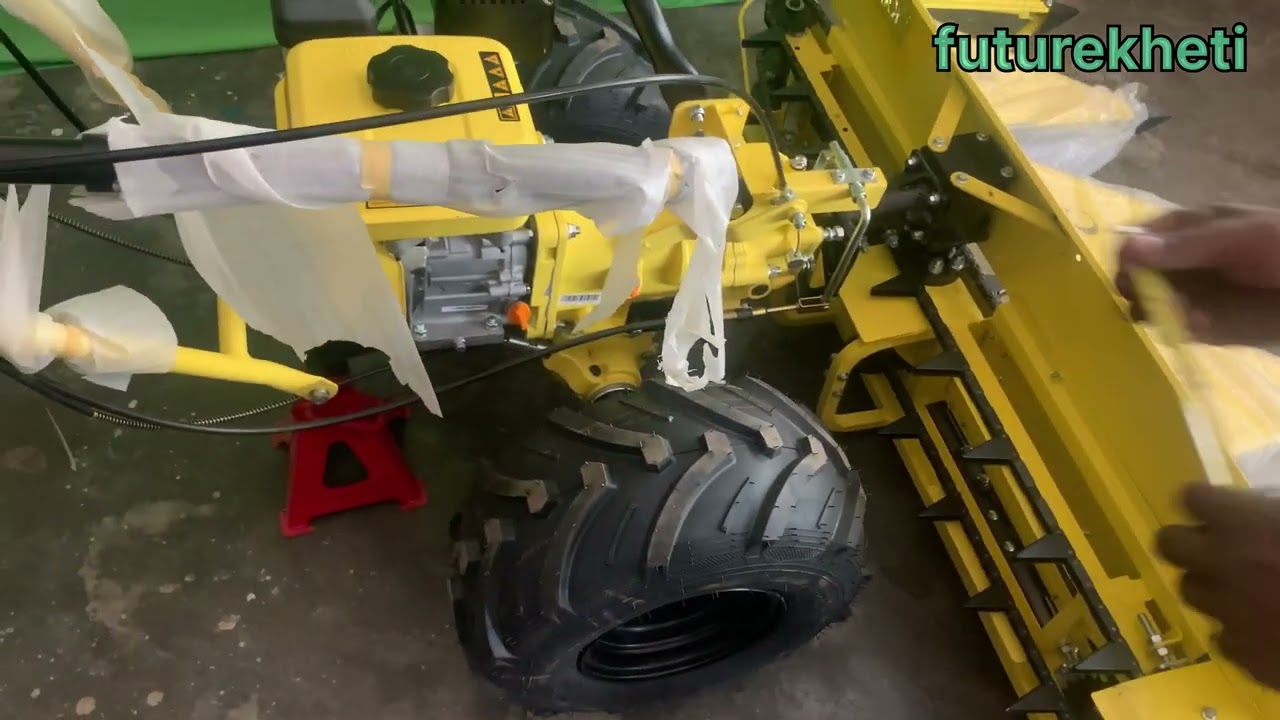 Kisan kraft Self propelled reaper from Nighasan Agro Machineries and Tools