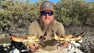 TEACHING the KIDS how to CRAB 🦀 | Stone Crab Catch, Clean, Cook