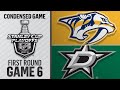 04/22/19 First Round, Gm6: Predators @ Stars