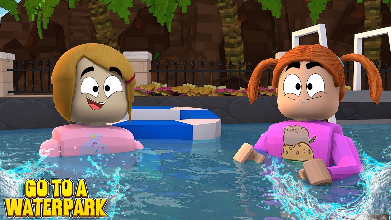 Roblox Roleplay Waterpark Fun With Molly And Daisy Youtube - roblox swimming with molly daisy youtube
