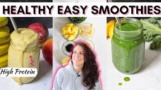 Healthy vegan smoothies / High protein / Dairy free