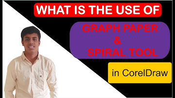 VIDEO #14   What is the use of graph paper & spiral tool in CorelDraw