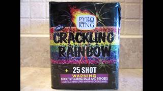 Super Crackling Rainbow Pyro King Fireworks 25 Shots 2019