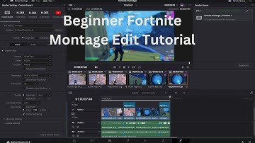 How to Edit a Fortnite Montage for *BEGINNERS* - DaVinci Resolve 18 Tutorial