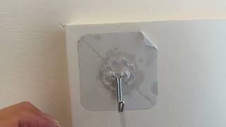 Tip on how to remove selfadhesive hooks from walls