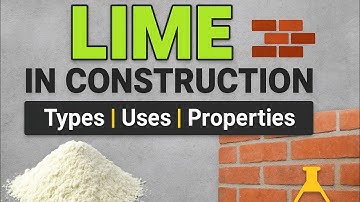 | Lime in Construction | Alternate for cement | uses & Properties Explained #viral #trending