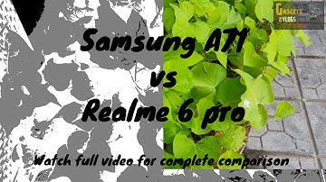 Samsung Galaxy A71 vs Realme 6 pro | Camera Comparison | #realme6pro #CameraComparison #SamsungA71