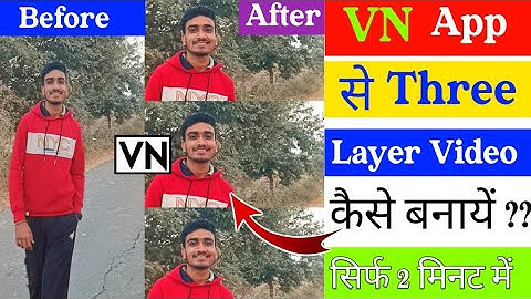 3 Layer Video Editing In Vn | Instagram Trending Video Editing | Vn Video Editor |