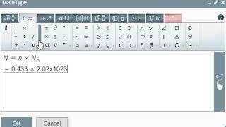 calculations using equation editor