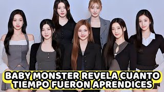 BABY MONSTER REVELA CUANTO TIEMPO PASARON COMO APRENDICES ANTES DE DEBUTAR COMO IDOLS...