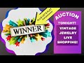 Consignor jewelry auction  vintage jewelry live shopping bargain game